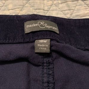 Market & Spruce navy corduroy pants, boot cut, excellent condition.